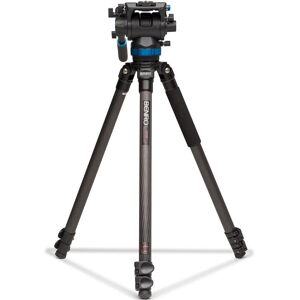 Benro Kit Trépied Vidéo Carbone C373F + Rotule S8 C373FBS8PRO - Publicité