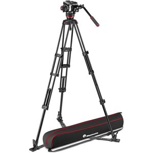 Manfrotto Trepied Twin GS +Rotule video 504X +Sac MVK504XTWINGA