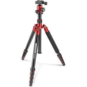 Manfrotto Element treppiede Fotocamere digitali/film 3 gamba/gambe Rosso