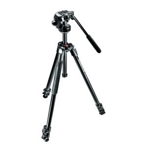 Manfrotto 290 XTRA Kit treppiede Fotocamere digitali/film 3 gamba/gambe Nero (MK290XTA3-2W)