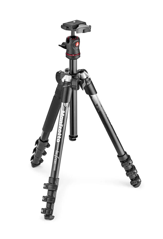 Manfrotto MKBFRA4GY-BH treppiede Fotocamere digitali/film 3 gamba/gambe Nero, Grigio