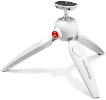 Manfrotto MTPIXIEVO-WH treppiede Fotocamere digitali/film 3 gamba/gambe Bianco (MTPIXIEVO-WH)