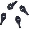 FDXGYH 4Pcs Gimbal Schokabsorptie Ballen Zwart Plastic Absorptie Demper Voor Camera Demping Kussen Reparatie Onderdelen