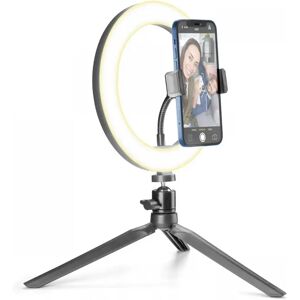 Cellularline Selfie Ring Tripod 8″ - Ring Light - Led Ringlys