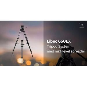 Libec 650EX Tripod System med mid-level spreader