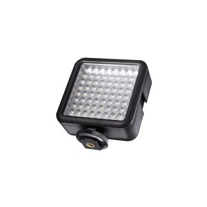 Walimex Pro LED Video Light - Kameralys - 1 hoveder x 64 lampe - LED - DC