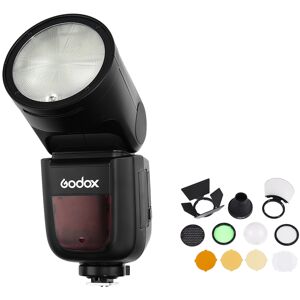 GODOX Kit Flash Speedlite V1 + Accessoires pour Fuji