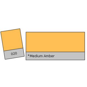 Lee Colour Filter 020 Med. Amber Medium Amber