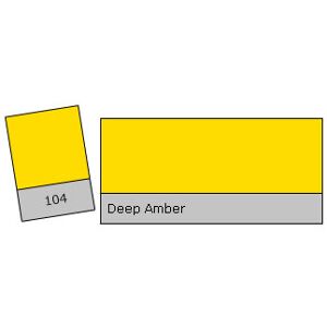 Lee Colour Filter 104 Deep Amber Golden Amber