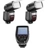 GODOX Pro Kit 2X Flash V860III-C + Disparador X-PRO Canon