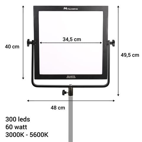 Falcon EYES L�mpada Led Bi-Color Sophiez So-60TD