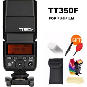 Godox TT350F for Fujifilm Mini Speedlite Flash GN36 TTL HSS GN36 TT350F High Speed 1/8000S 2.4G Wireless X System +Gift