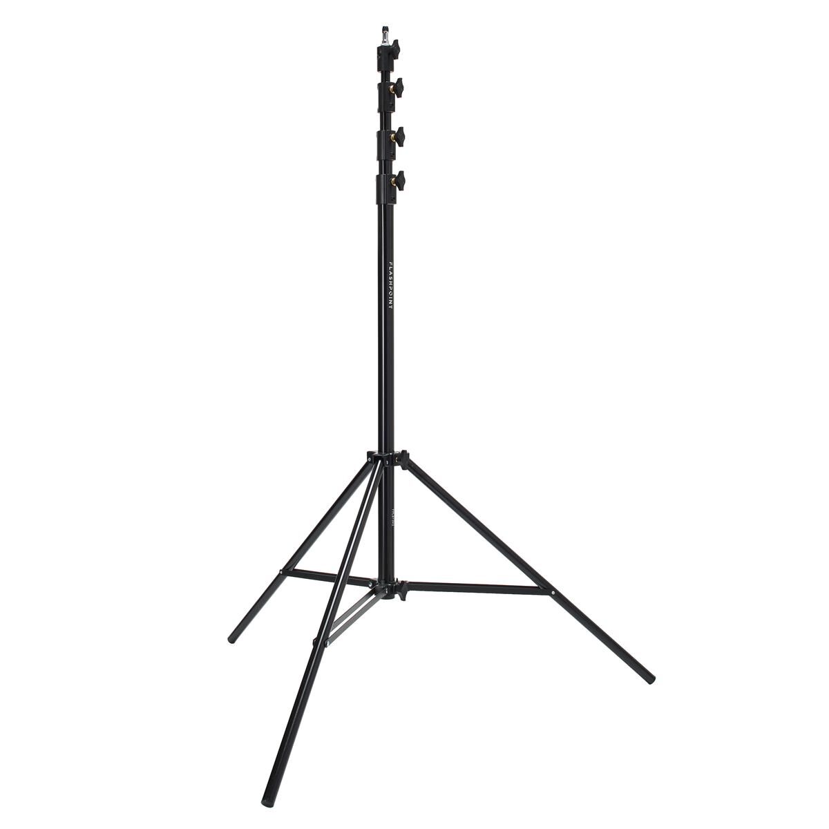 Flashpoint 13' Pro Air Cushioned Heavy Duty Light Stand V2, Black