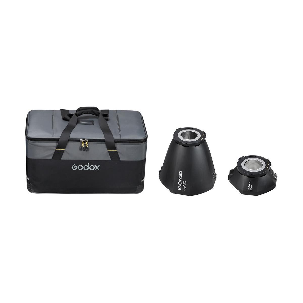 Godox 30-Degree &amp; 60-Degree Reflector Kit With Bag for MG1200Bi