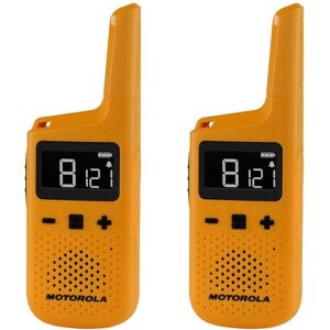 Motorola T72 walkie talkie 16 kanaler, gul