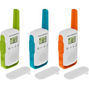 Motorola T42 to-vejs radio 16 kanaler Blå, Grøn, Orange, Hvid