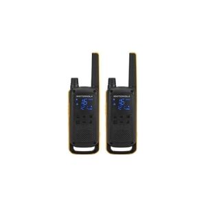 Motorola Talkabout T82 Extreme Twin Pack, Professionel mobilradio (PMR), 16 kanaler, 10000 m, LED, Micro-USB, Nikkel-Metalhydrid (NiMH)