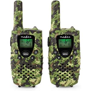 Nedis Walkie Talkie - 8 Km Rækkevidde - Camouflage