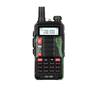 UV-10R 16W Talkie-walkie UK Plug Longue Portée 8800mAh Lampe de Poche Étanche Portable Radio Bi-bande Émetteur-r