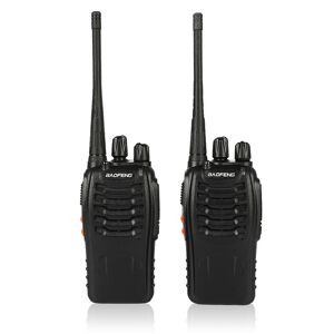 2Pcs / ensemble Baofeng BF-888S Talkie-walkie Radio portable Station BF888s 5W 16CH UHF 400-470MHz Talkie-walkie BF 888S