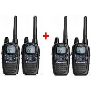 Pack de 4 Talkies Walkies Midland G7 Pro - Talkie Walkie > Talkie walkie sans licence > Offres packs - Publicité