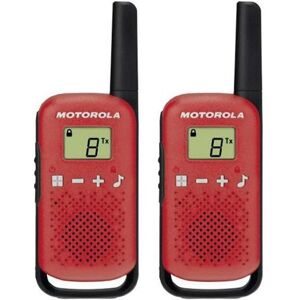 Motorola TLKR T42 - Rouge - Talkie Walkie > Talkie walkie sans licence > Usage occasionnel - Publicité