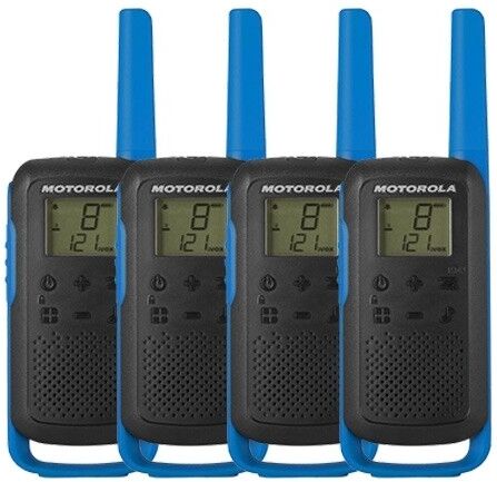 Pack de 4 Motorola T62 Bleu - Talkie Walkie > Talkie Walkie Motorola