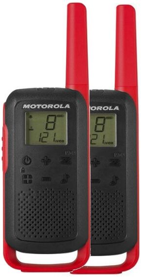 Motorola TLKR T62 - Rouge - Talkie Walkie > Talkie walkie sans licence