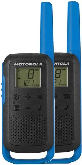 Motorola TLKR T62 - Bleu - Talkie Walkie > Talkie walkie sans licence