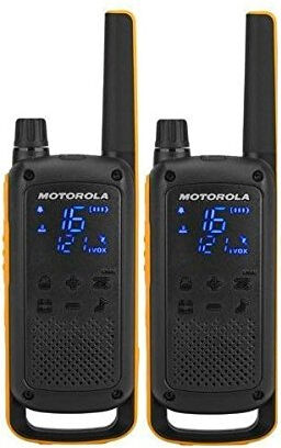motorola 59t82expack ricetrasmittente 16 canali colore nero, arancione - 188069 talkabout t82 extreme twin pack