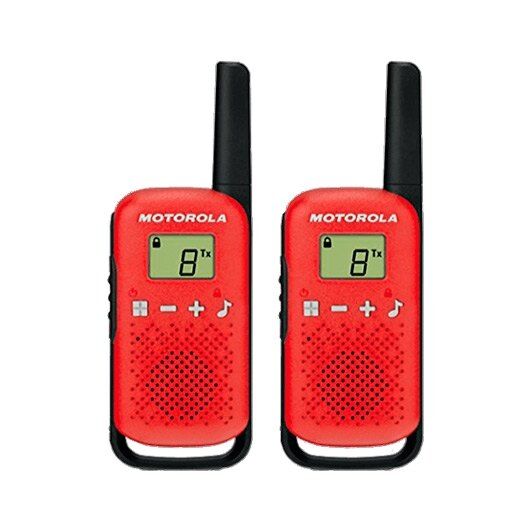 Motorola Walkie-Talkie Motorola Tlkr-T42 Vermelhos Packs 2