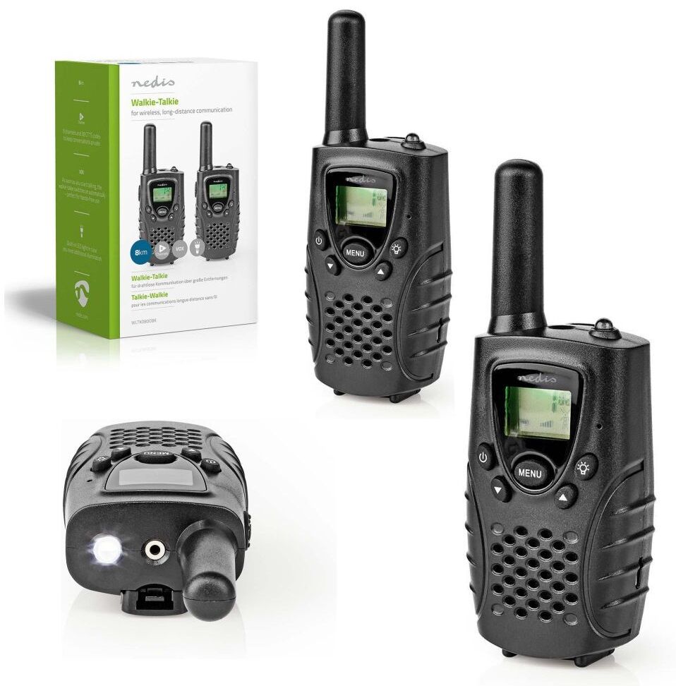 Nedis Intercomunicadores Walkie Talkies 8km (8 Canais) - Nedis