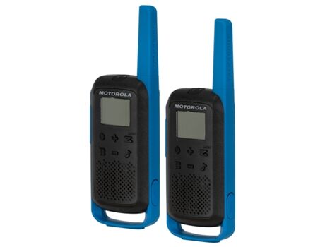 Motorola Walkie-Talkie T62 Pack (16 Canais - Até 8 Km - Até 18h - Multicor)