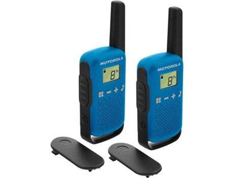 Motorola Walkie-Talkie T42 (16 Canais - Até 4 Km - 18h - Azul)