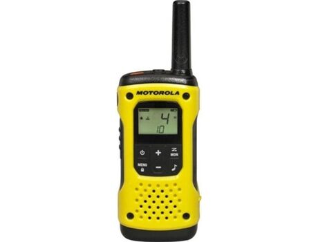 Motorola Walkie-Talkie T92 H2O (16 Canais - Até 10 Km - Até 17h - Amarelo)