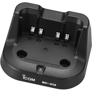 Icom BC-213 Desktop Charger F1000/F2000 Series Black OneSize, Black