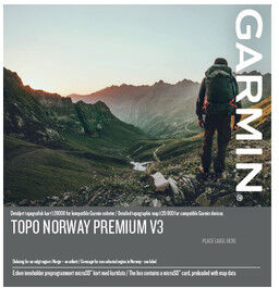 Garmin Topo Premium 1 v3 - Sørvest 1:20 000 Micro SD med Topografisk kart for Garmin GPS