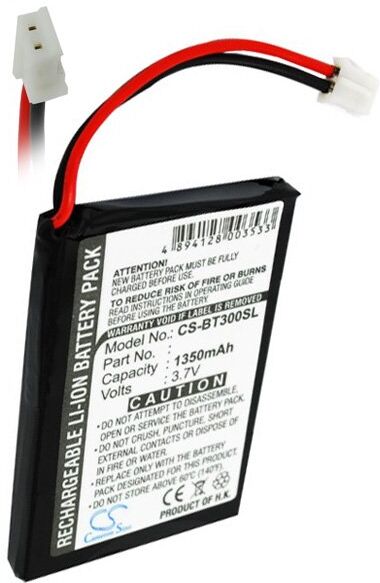 GlobalSat Batteri (1350 mAh 3.7 V, Sort) passende til Batteri til Globalsat BT-300