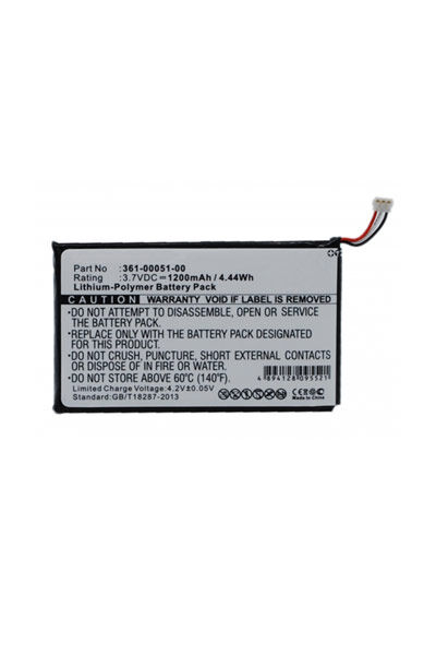 Garmin Batteri (1200 mAh 3.7 V) passende til Batteri til Garmin Nuvi 2595LM