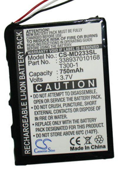 Medion Batteri (750 mAh 3.7 V) passende til Batteri til Medion GoPal E4435
