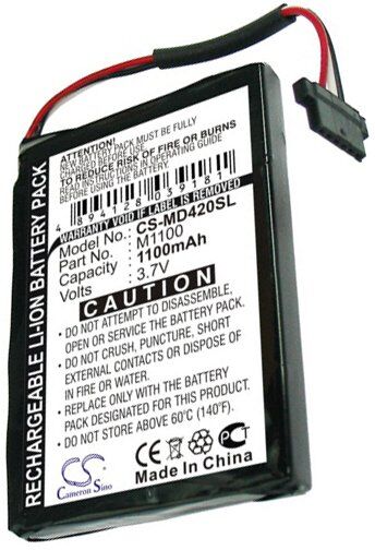 Medion Batteri (1100 mAh 3.7 V) passende til Batteri til Medion GoPal E4240