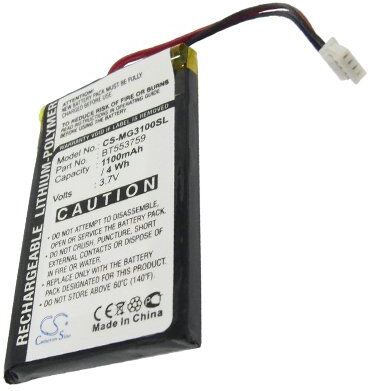 Typhoon Batteri (1100 mAh 3.7 V) passende til Batteri til Typhoon MyGuide 3100