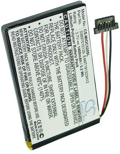 Mitac Batteri (1150 mAh 3.7 V) passende til Batteri til Mitac Mio C720