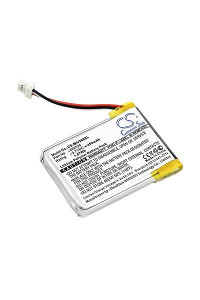 Mitac Batteri (450 mAh 3.7 V, Sort) passende til Batteri til Mio Mivue 388