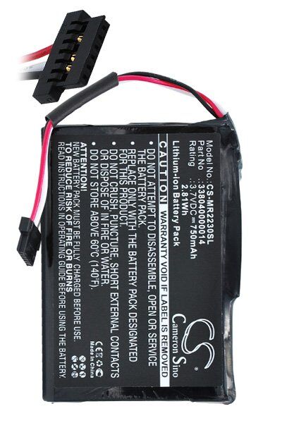 Magellan Batteri (750 mAh 3.7 V) passende til Batteri til Magellan RoadMate 2230T-LM