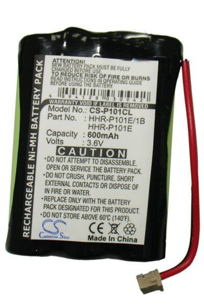 Panasonic Batteri (600 mAh 3.7 V) passende til Batteri til Panasonic KX-TCA10CE