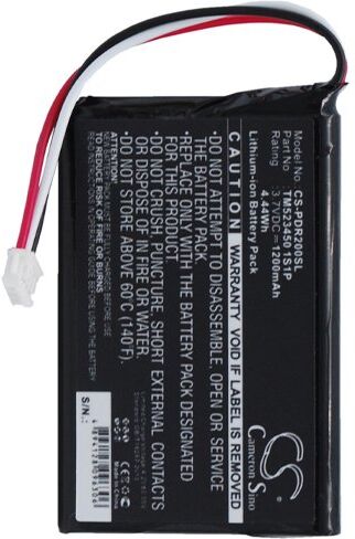 Pharos Batteri (1200 mAh 3.7 V) passende til Batteri til Pharos PDR200