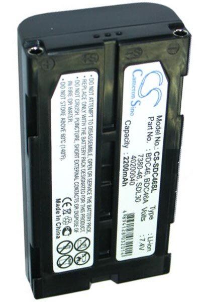 Sokkia Batteri (2200 mAh 7.4 V, Sort) passende til Batteri til Sokkia SET 330RK