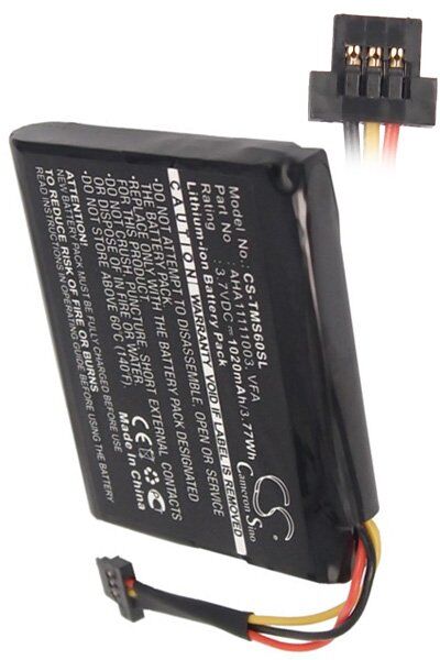 TomTom Batteri (1020 mAh 3.7 V) passende til Batteri til TomTom Start 60 M EU
