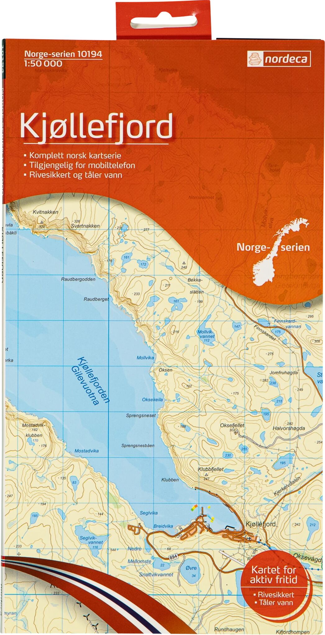 Nordeca Kjøllefjord,kart STD STD